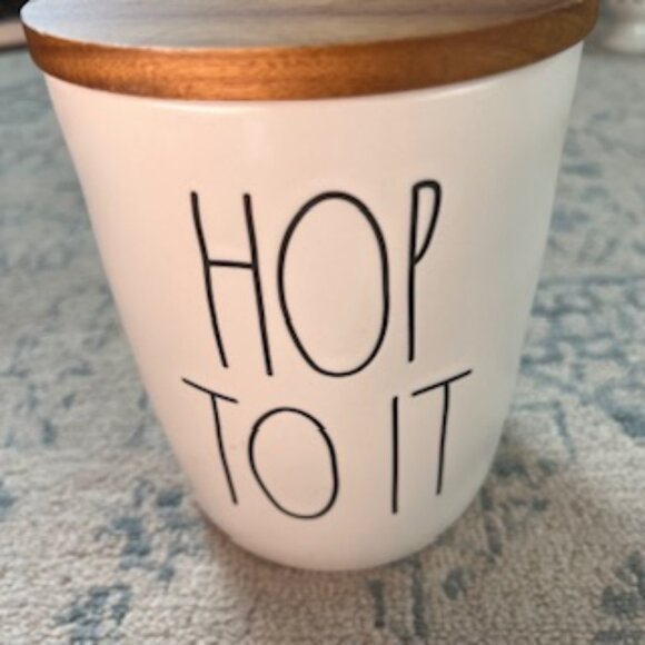 Rae Dunn HOP TO IT Ceramic Canister - Picture 2 of 7